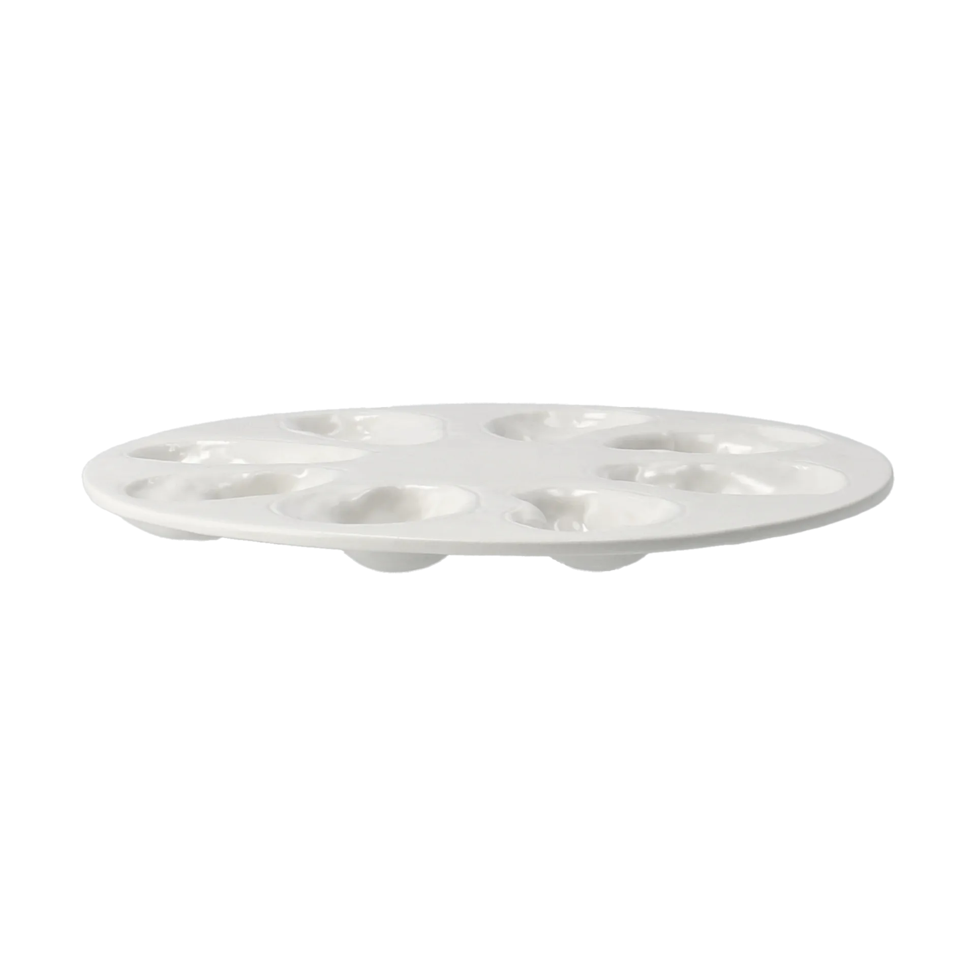 Oyster tallerken Ø27 cm, Hvit Byon
