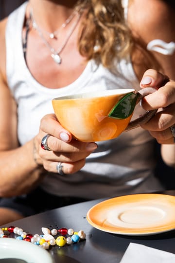 Peach kopp med fat - Oransje - Byon