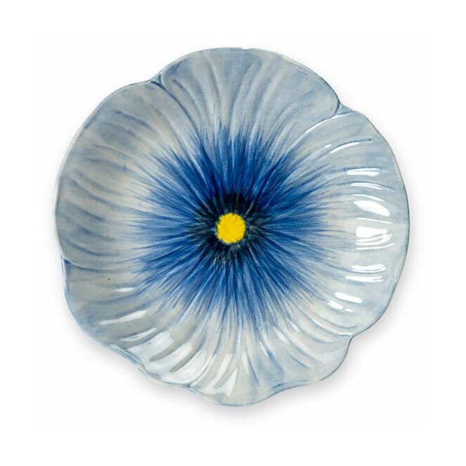 Poppy asjett 20,5 x 21 cm, Blå Byon