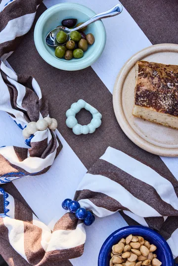 Porto serviettring 4-pk - Blå - Byon