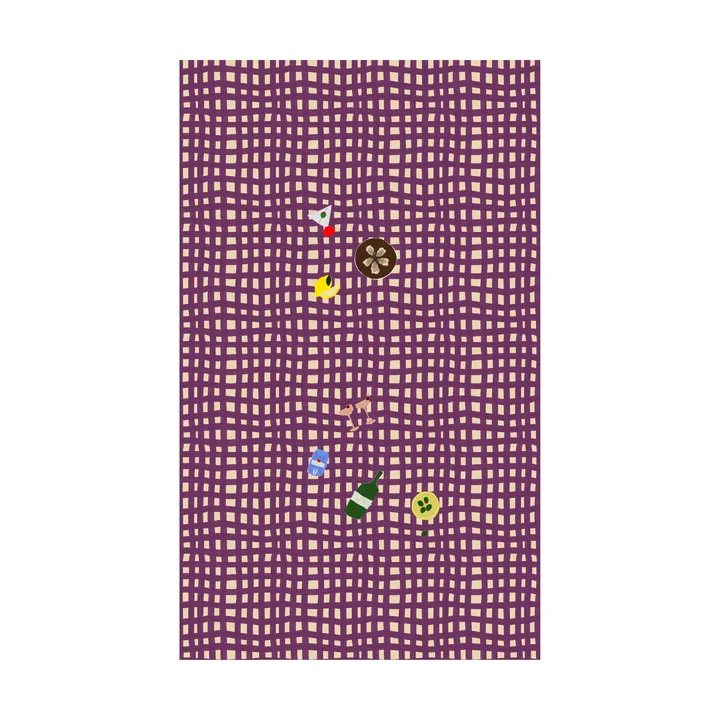 Sera duk - Plomme (lilla), 150x280 cm - Byon
