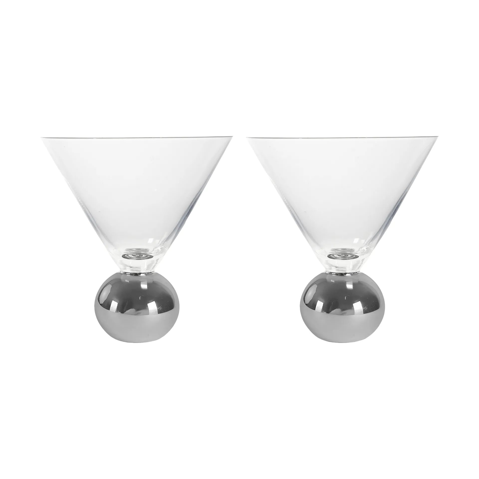 Spice glass 24 cl 2-pakning, Klar-sølv Byon