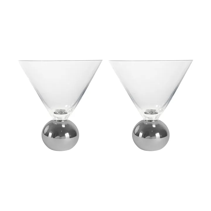 Spice glass 24 cl 2-pakning - Klar-sølv - Byon