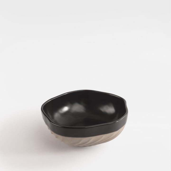 Swirl skål Ø 11 cm, Sort-beige Byon