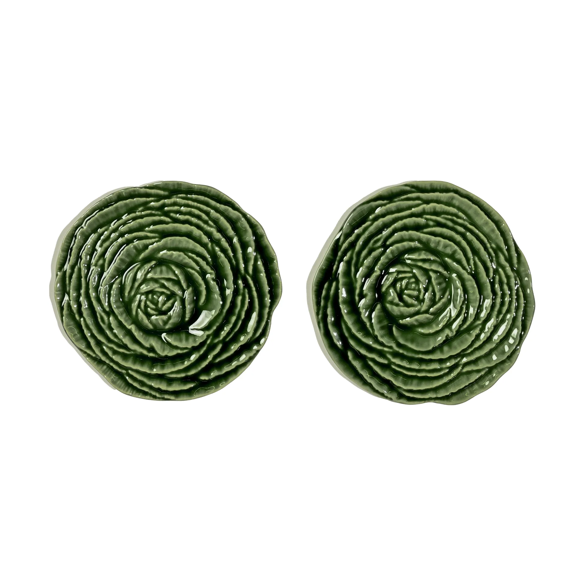 Veggie glassunderlag Ø10 cm 2-pk, Grønn Byon