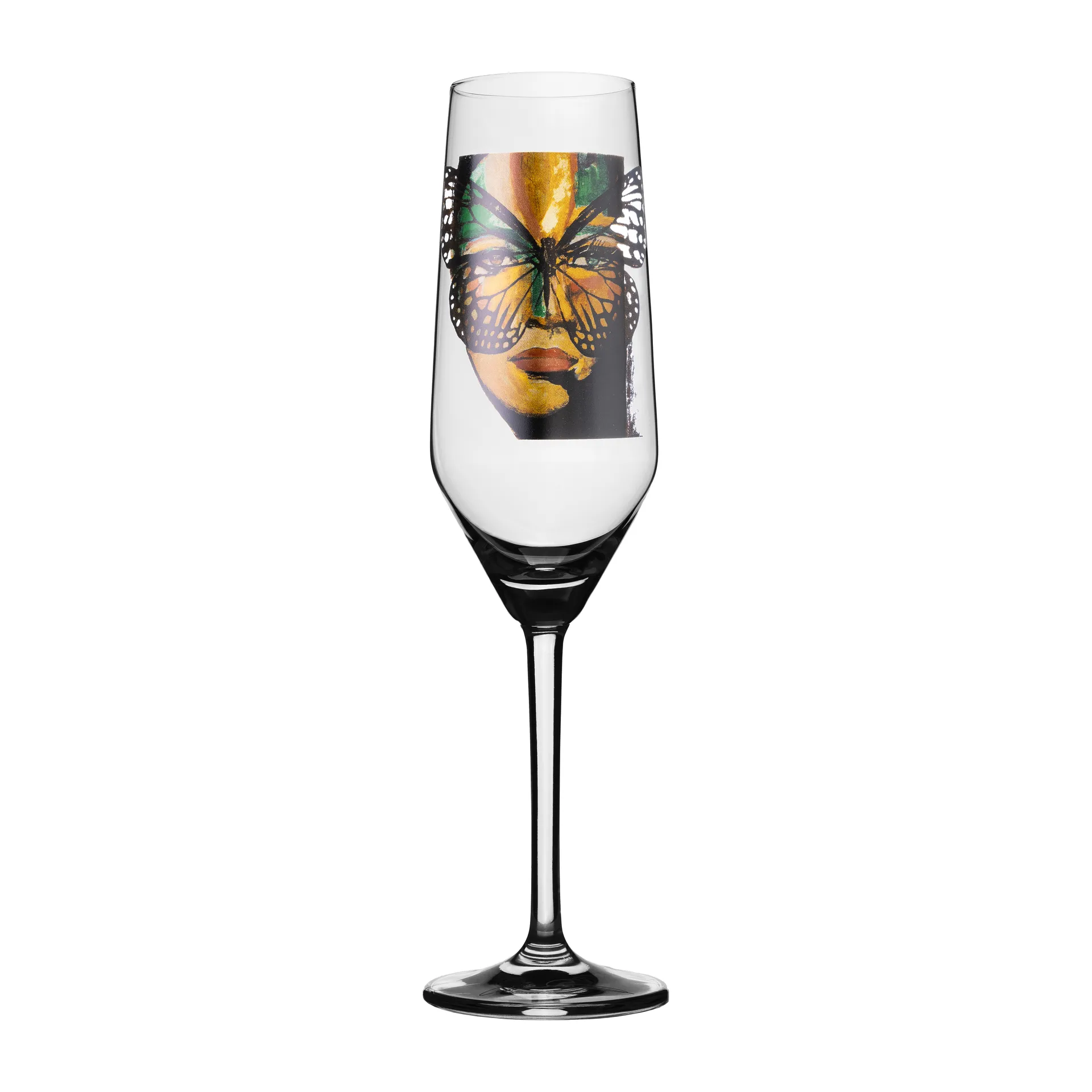 Golden Butterfly champagneglass 30 cl, Clear Carolina Gynning