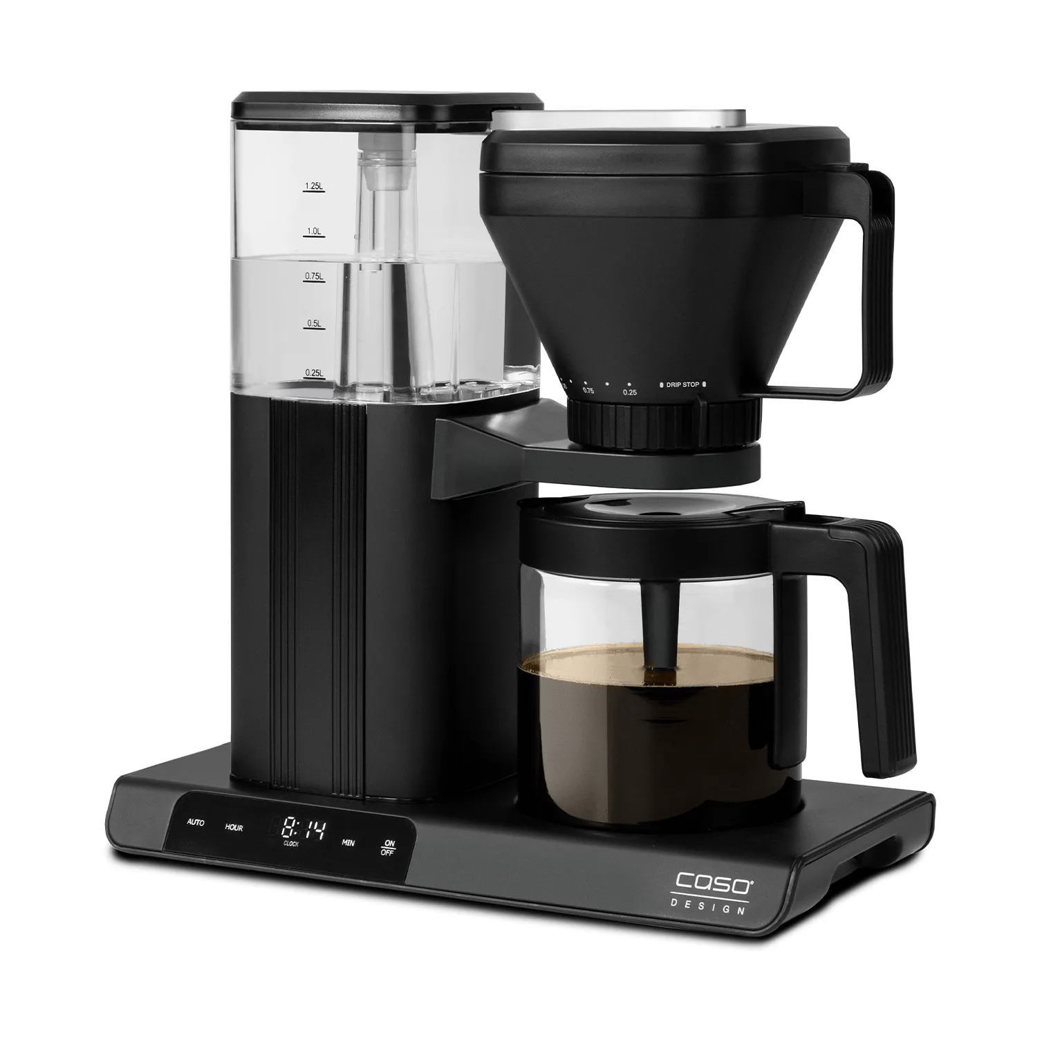 Caso Aroma Sense kaffetrakter, Svart, 10 kopper Caso