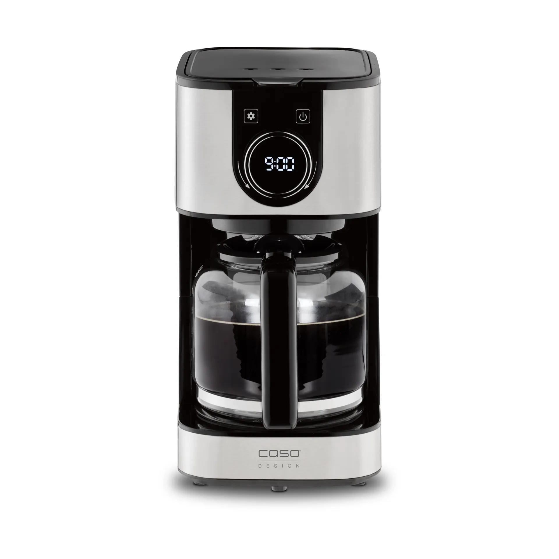 Caso Design Selection C kaffetrakter, Stål-svart, 12 kopper Caso