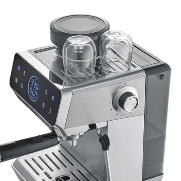 Caso Gourmet espressomaskin med kvern - Stål - Caso