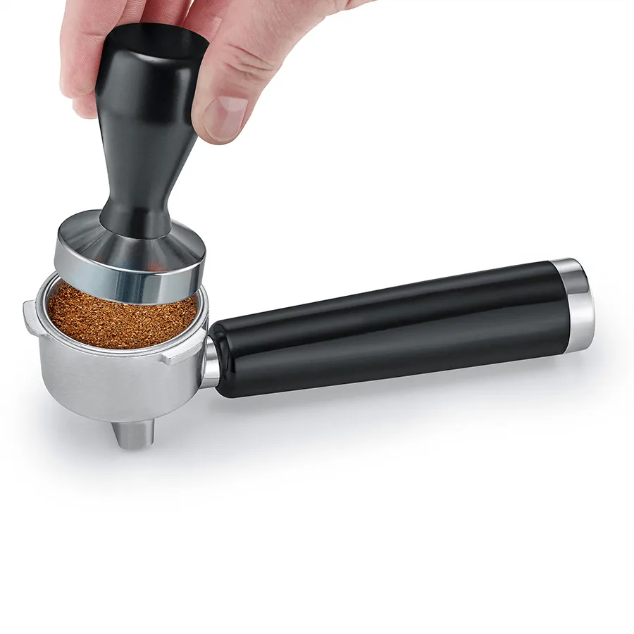 Caso Gourmet espressomaskin med kvern, Stål Caso