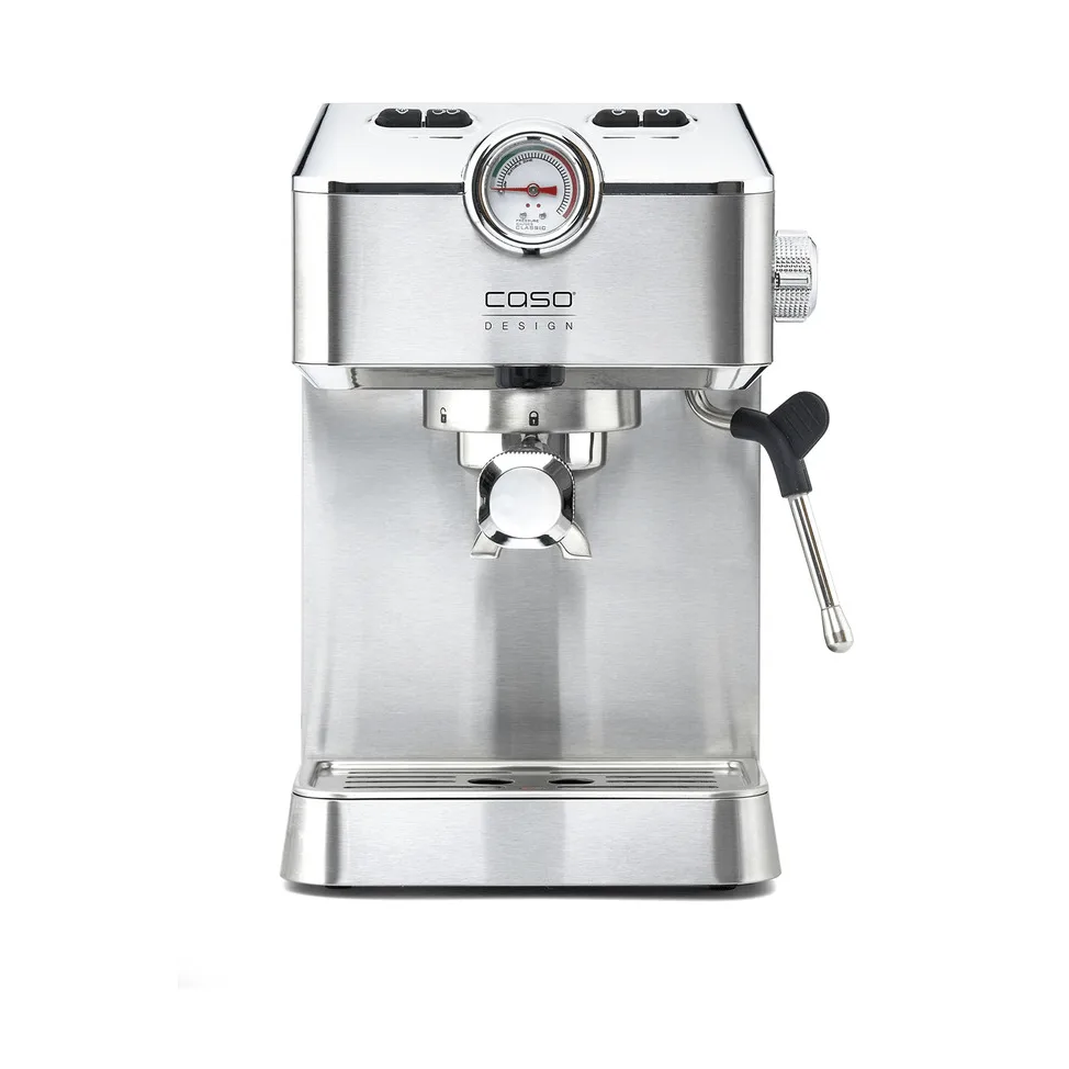 Caso Gourmet espressomaskin, Sølv Caso