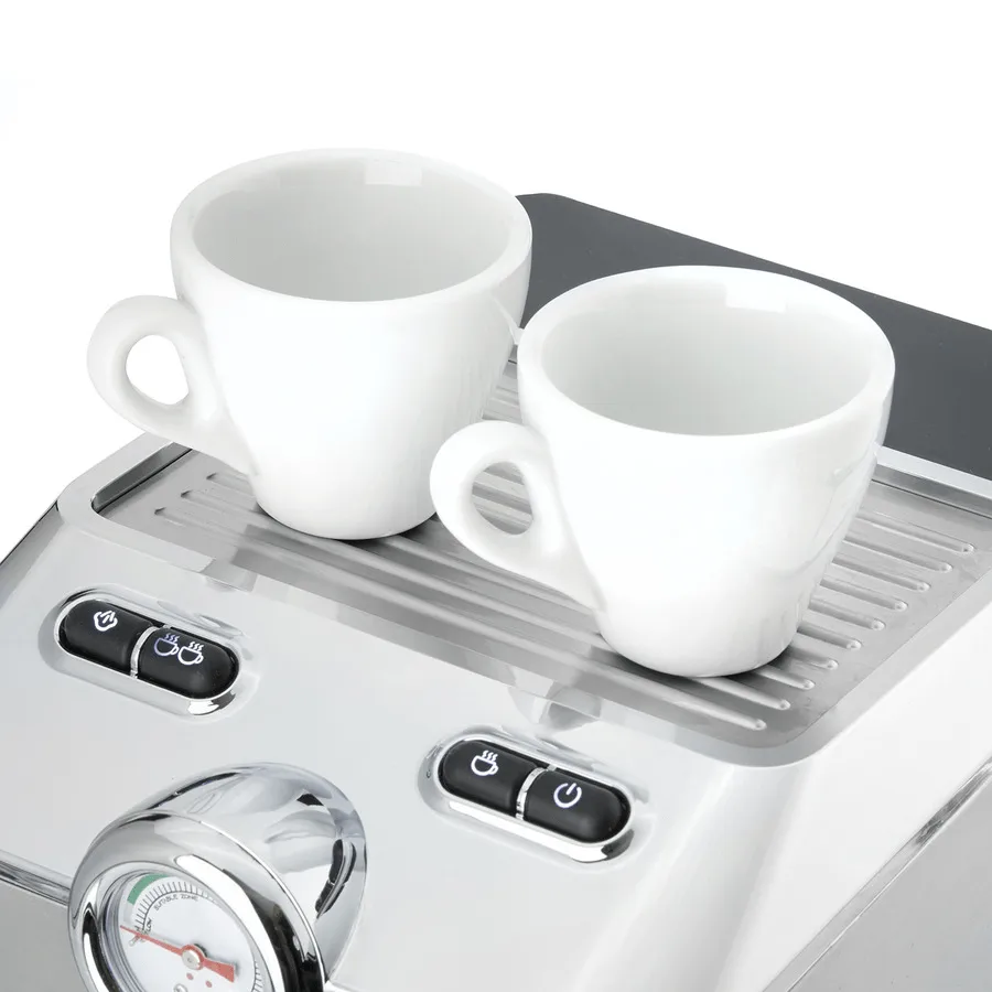 Caso Gourmet espressomaskin, Sølv Caso