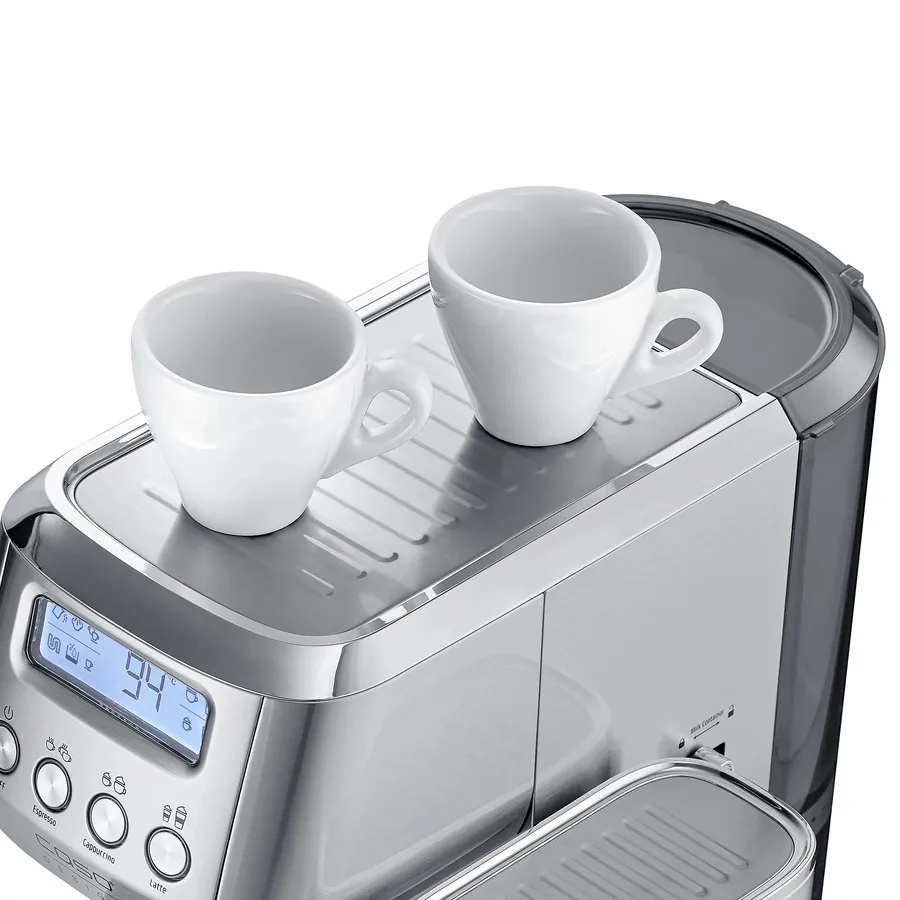 Caso Gourmet Latte espressomaskin, Sølv Caso