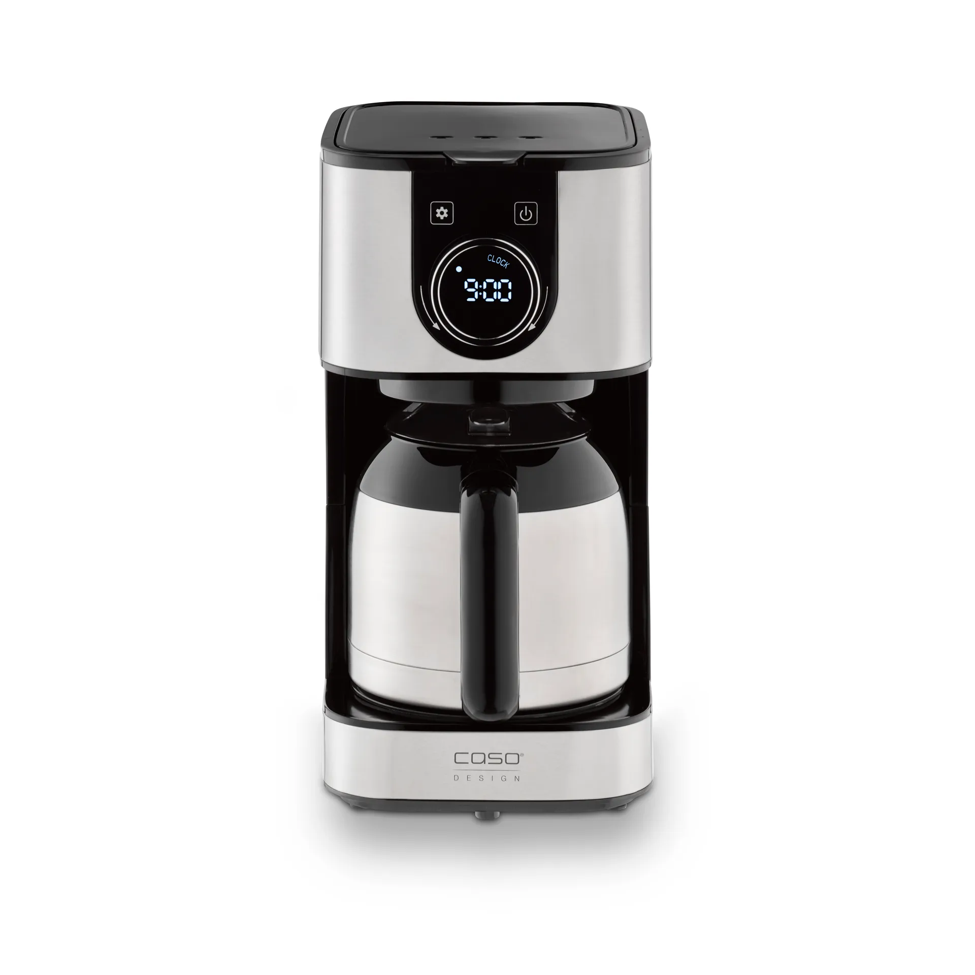 Caso Selection C10 termo kaffetrakter, Stål-svart, 10 kopper Caso