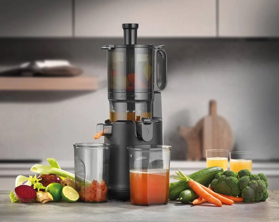 Caso Slow Juicer Pro juicepresse, Svart Caso