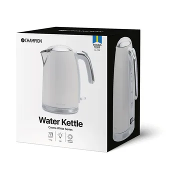 Champion Creme White vannkoker - Beige, 1,7 l - Champion
