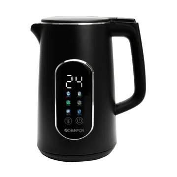 Champion Digital Temp vannkoker - Mattsvart, 1,7 l - Champion
