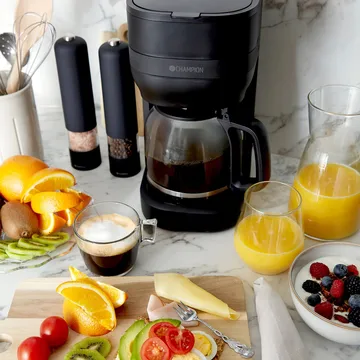 Champion kaffetrakter - Mattsvart, 1,5 l - Champion