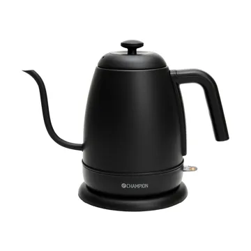 Champion Pour Over Elegant vannkoker - Mattsvart, 1 l - Champion