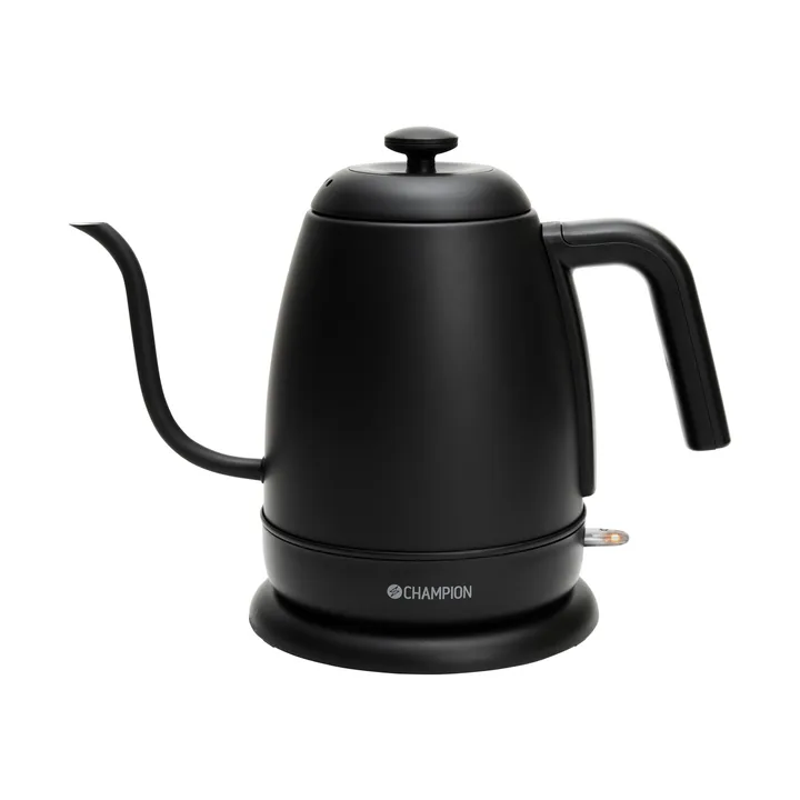 Champion Pour Over Elegant vannkoker - Mattsvart, 1 l - Champion