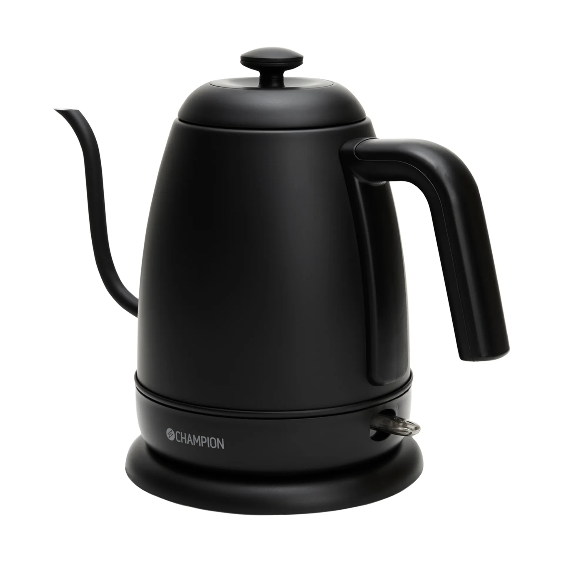 Champion Pour Over Elegant vannkoker, Mattsvart, 1 l Champion