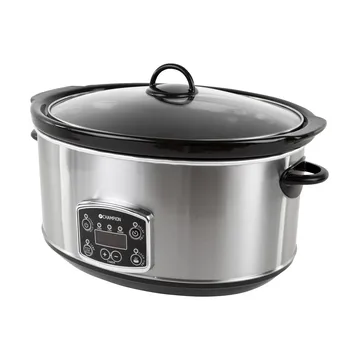 Champion slowcooker - Rustfritt stål, 6,5 l - Champion