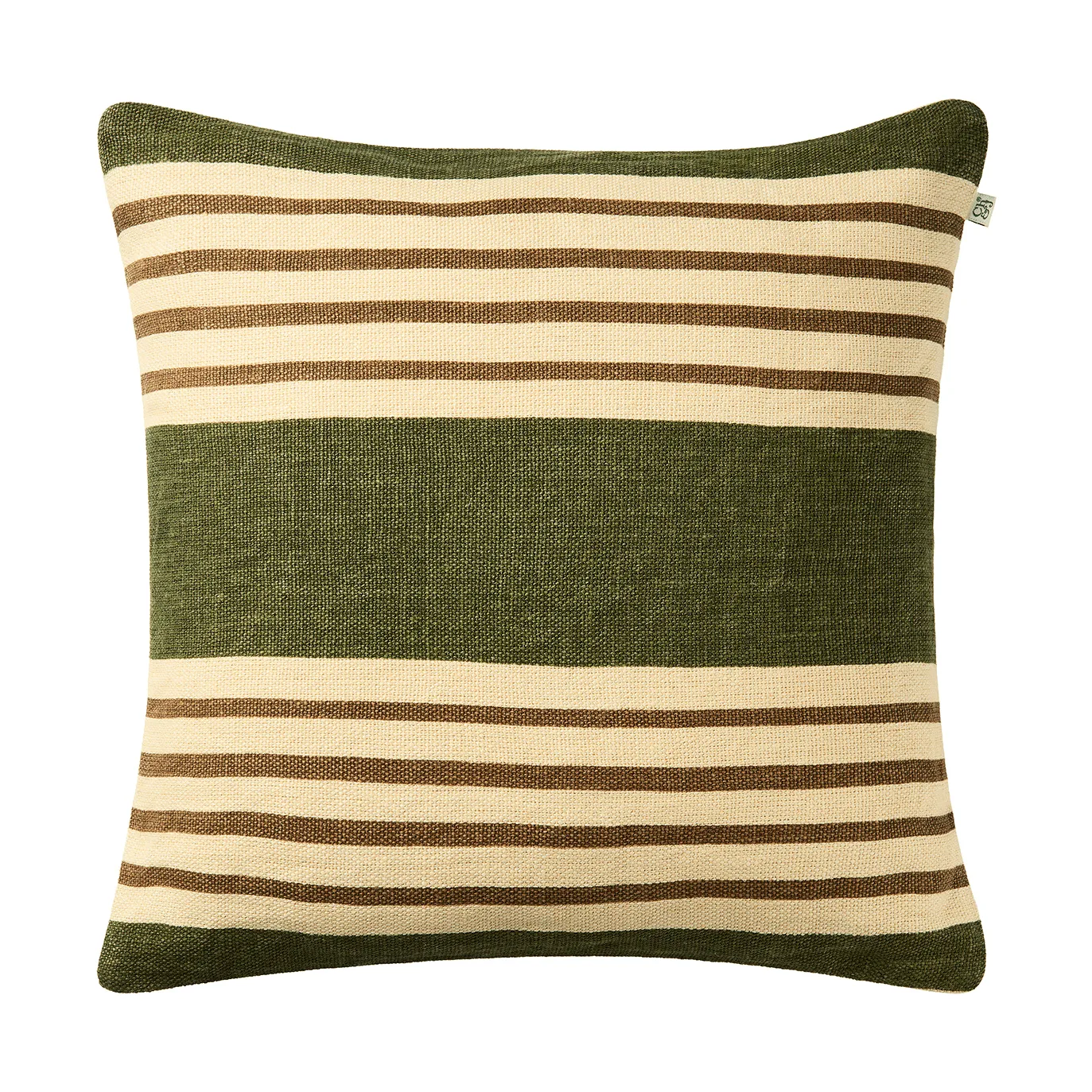 Aria putetrekk, Cactus green-taupe, 50x50 cm Chhatwal & Jonsson