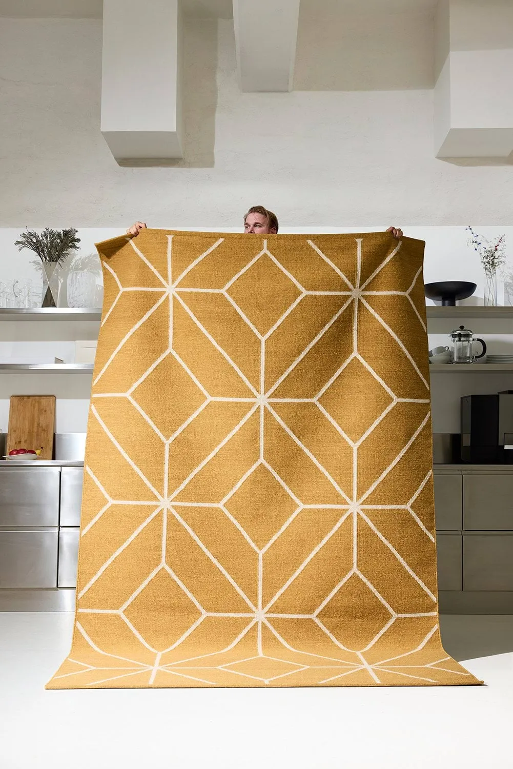 Ayur teppe, Masala Yellow-Off White, 270x180 cm Chhatwal & Jonsson