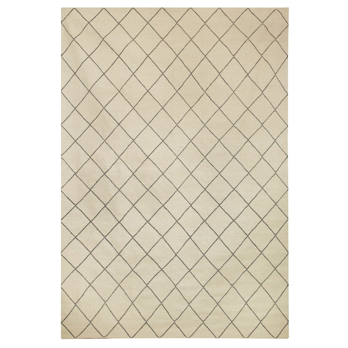 Chhatwal & Jonsson Diamond gulvteppe 184x280cm Off white-grey