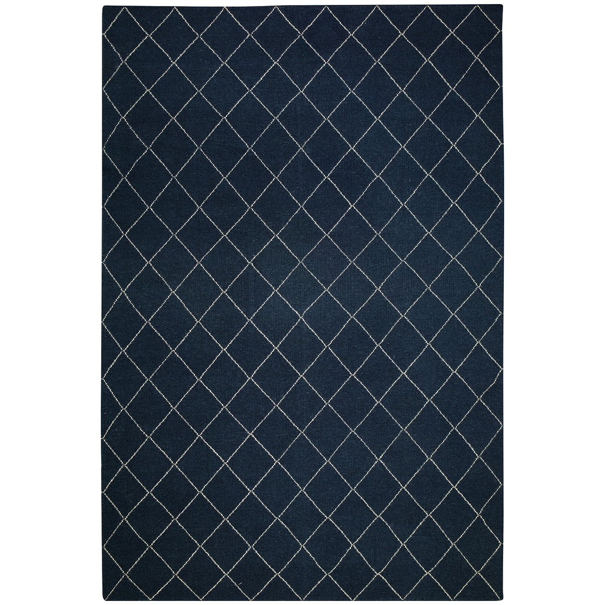Diamond gulvteppe 230x336 cm Blue melange-off white