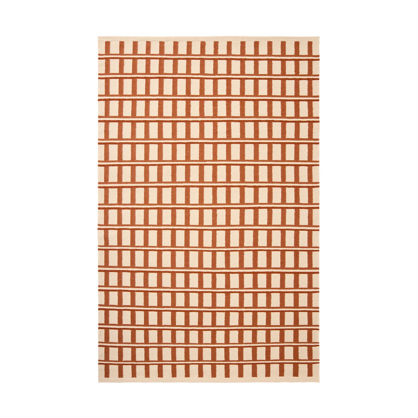 Mysore ullteppe, Beige-apricot orange, 180x270cm Chhatwal & Jonsson