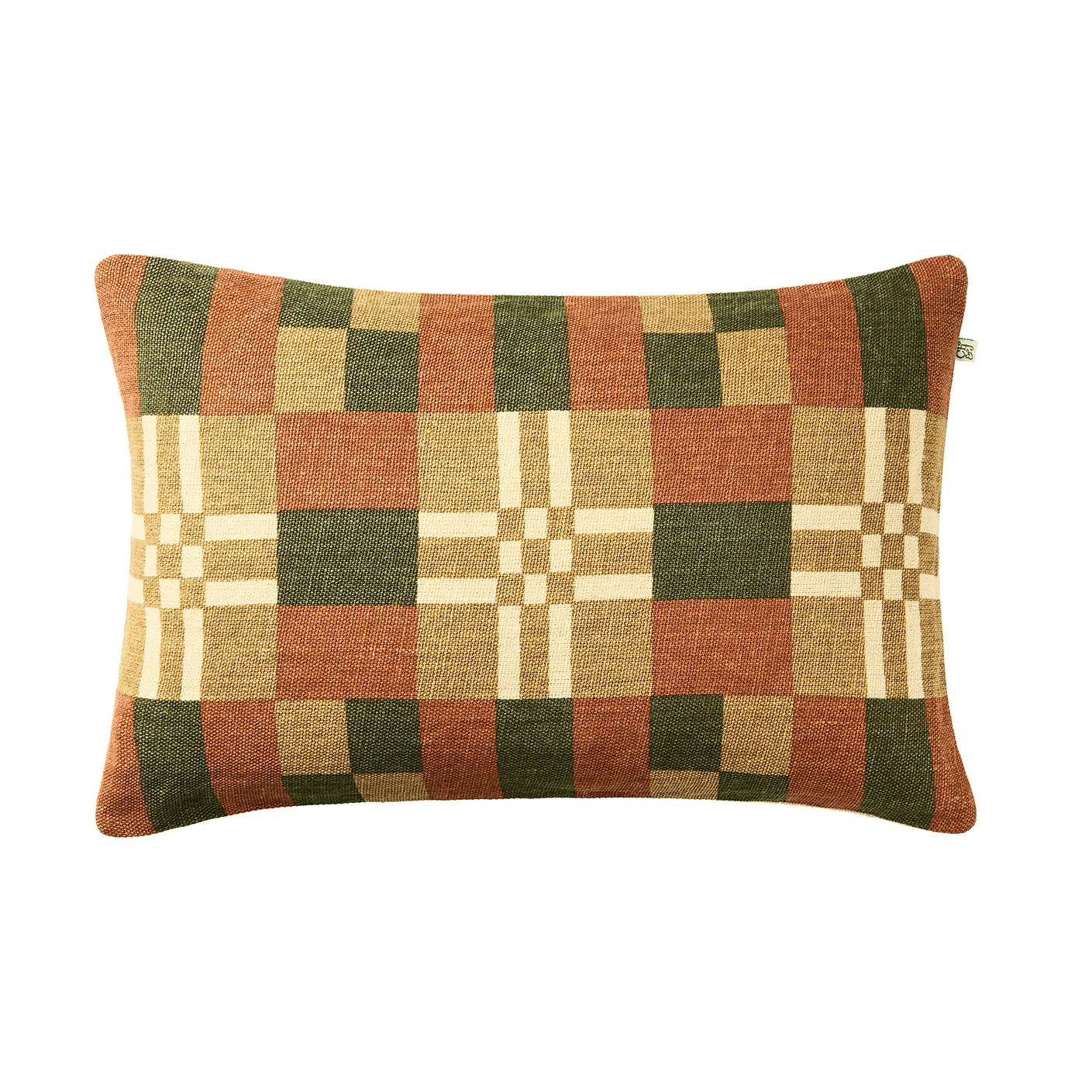 Ravi putetrekk, Apricot Orange-Cactus Green-Khaki, 40x60 cm Chhatwal & Jonsson