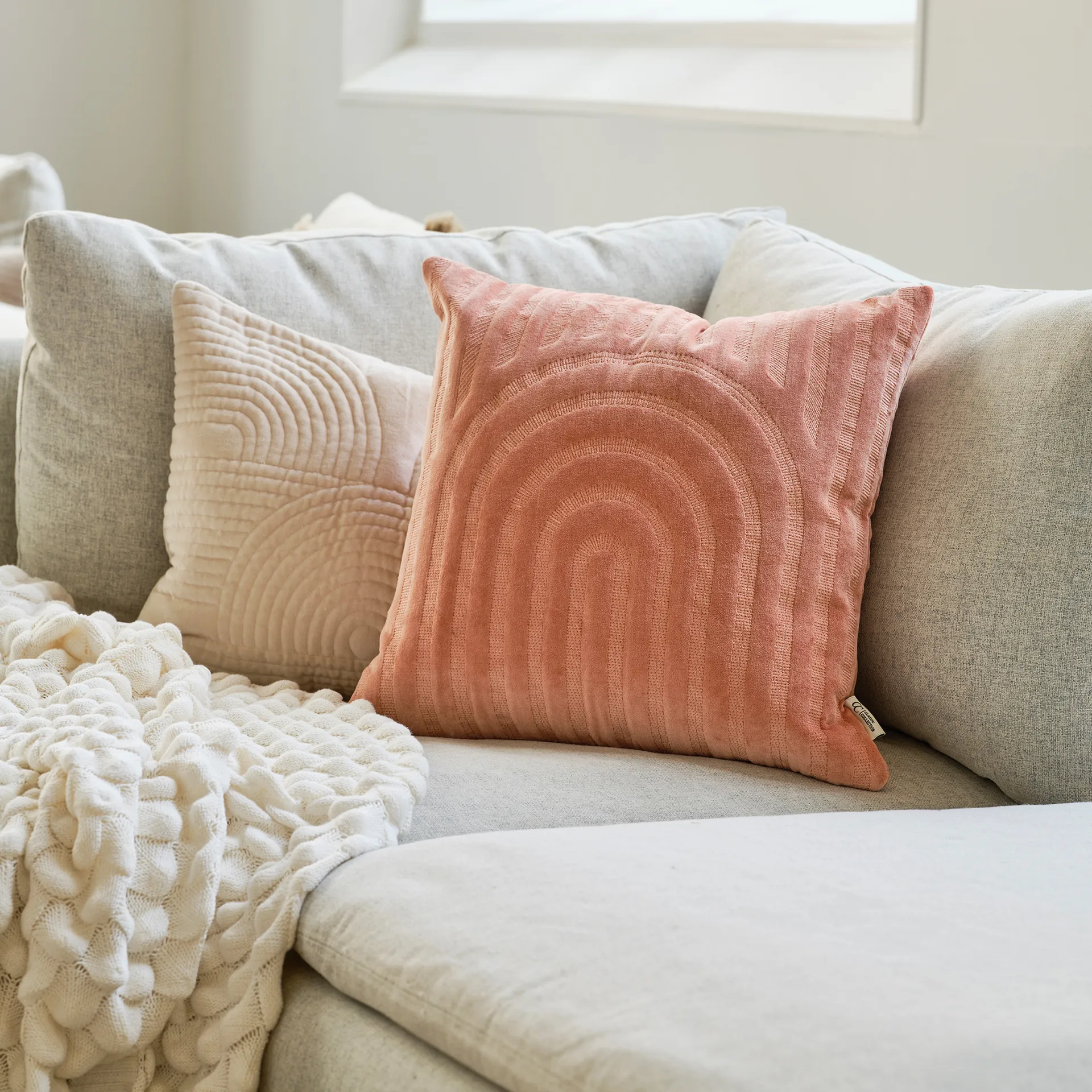 Arch putevar 50 x 50 cm, Dusty coral Classic Collection