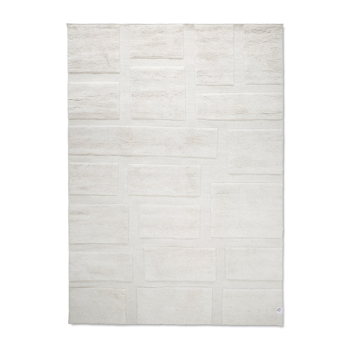 Classic Collection Bricks ullteppe 170 x 230 cm Elfenben