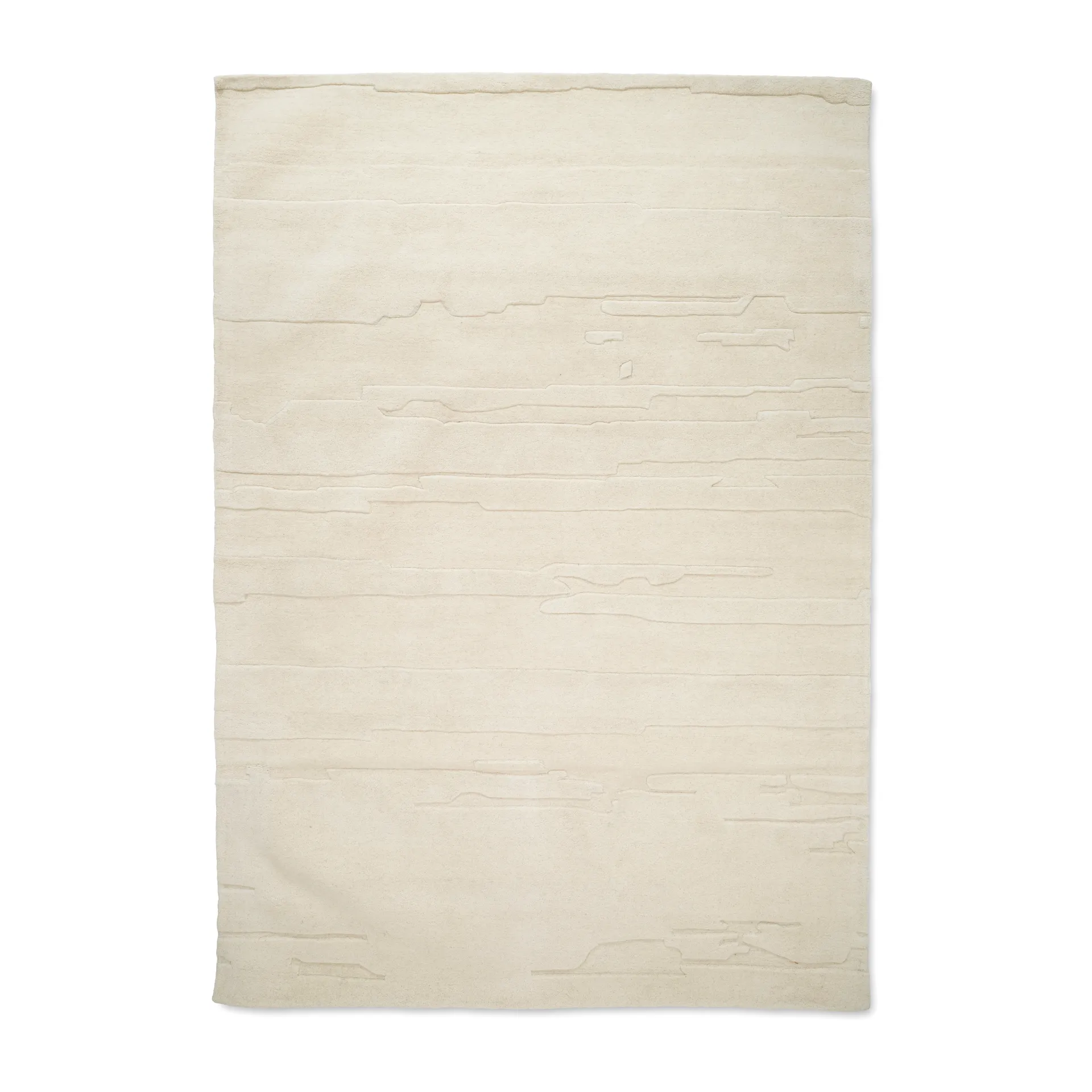 Carved ullteppe 170 x 230 cm, Elfenben Classic Collection