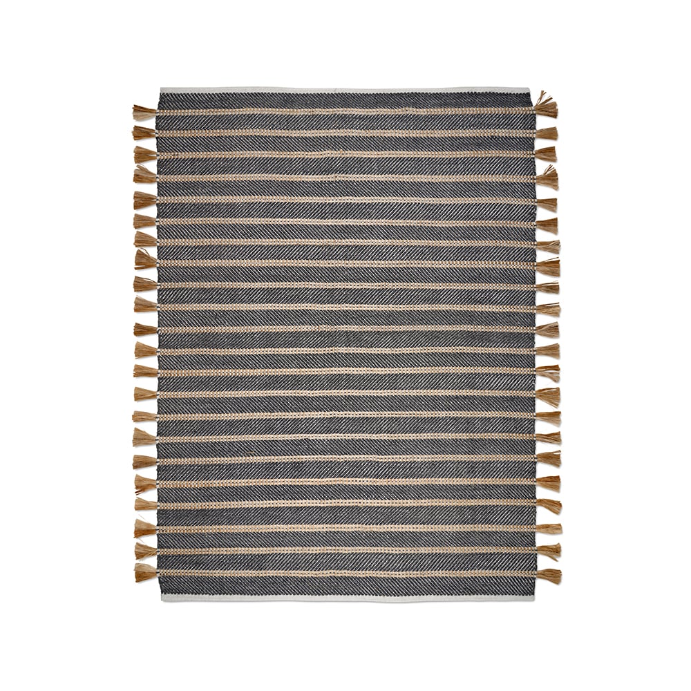 Classic Collection Cochin teppe sort/jute, 200 x 300 cm