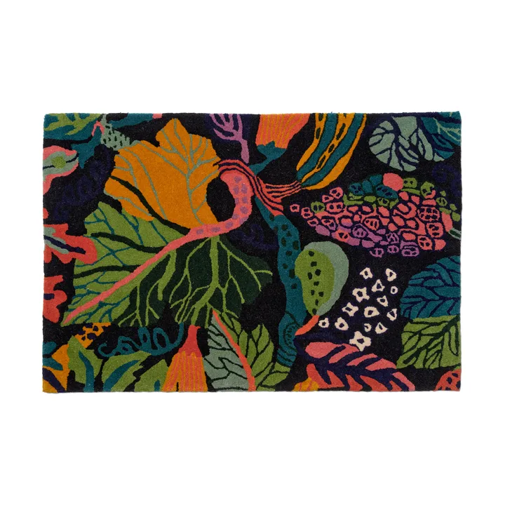Heritage Garden dørmatte 60x90 cm - Black-multi - Classic Collection
