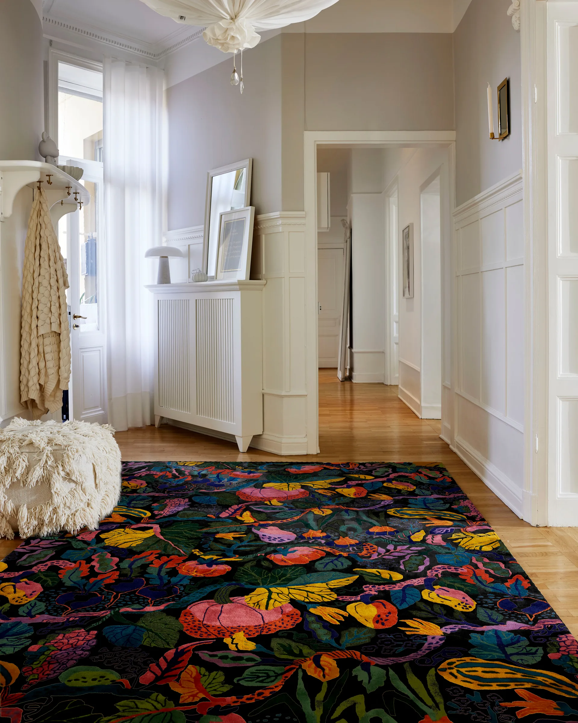 Heritage Garden teppe, Charcoal-multi, 170x230 cm Classic Collection