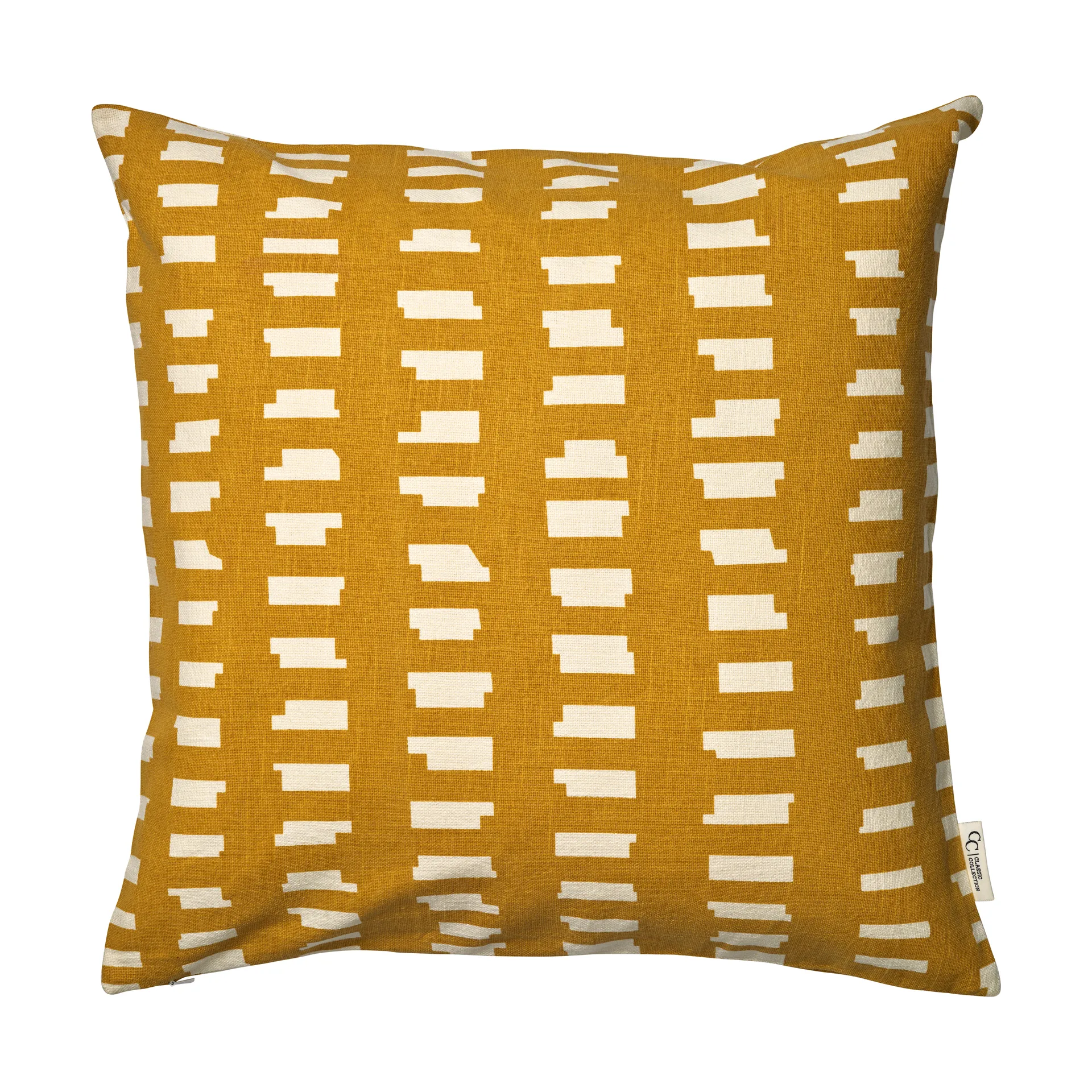Ikat Block putetrekk 50x50 cm, Yellow Classic Collection