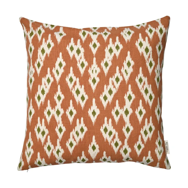 Ikat Diamond putetrekk 50x50 cm - Brown - Classic Collection