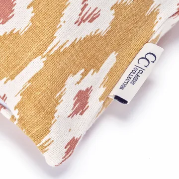 Ikat Diamond putetrekk 50x50 cm - Yellow - Classic Collection