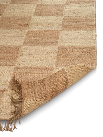 Jute Squares teppe - Natural, 250x350 cm - Classic Collection