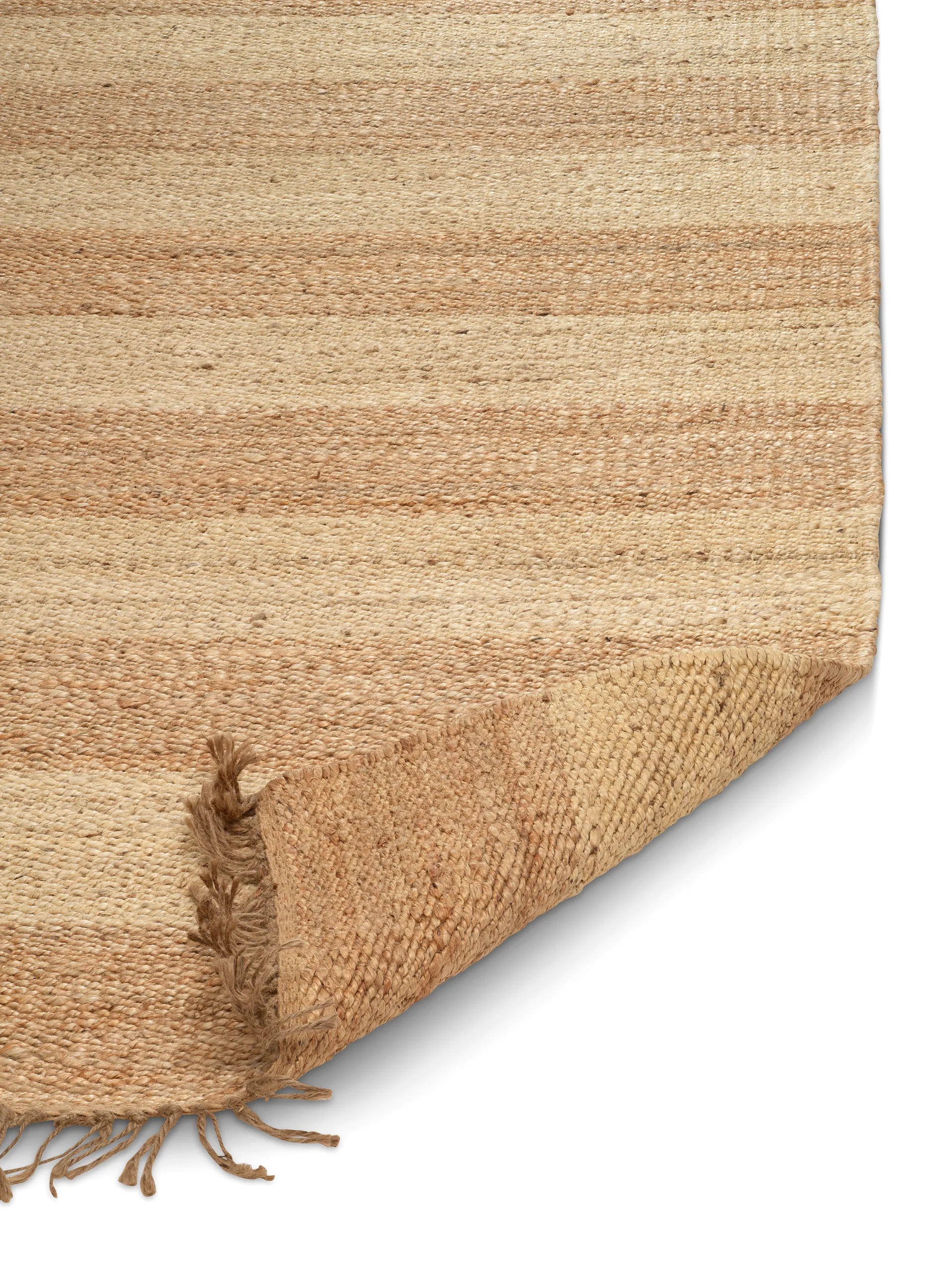 Jute Stripes teppe, Natural jute, 170x230 cm Classic Collection