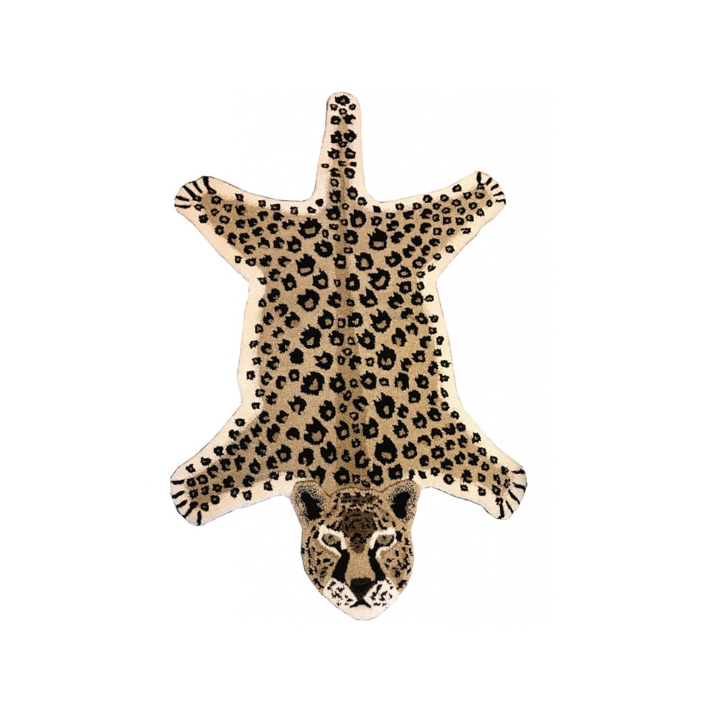 Classic Collection Leopard teppe Natur, 90 x 150 cm