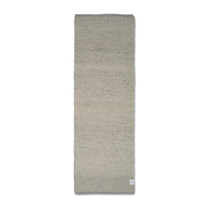Merino entréteppe - Concrete, 80 x 250 cm - Classic Collection