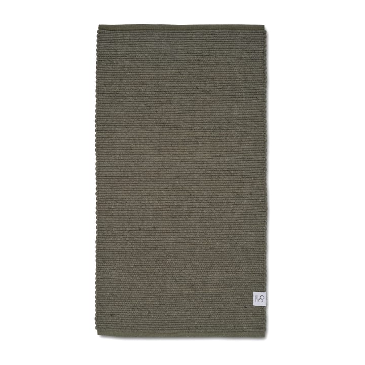 Merino entréteppe, Dark green, 80 x 150 cm Classic Collection