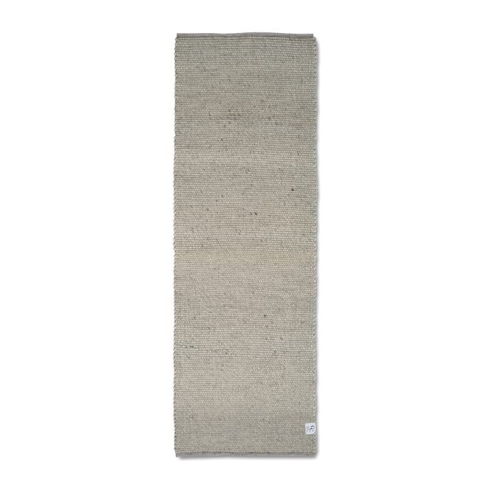 Merino løper - Concrete, 80 x 250 cm - Classic Collection