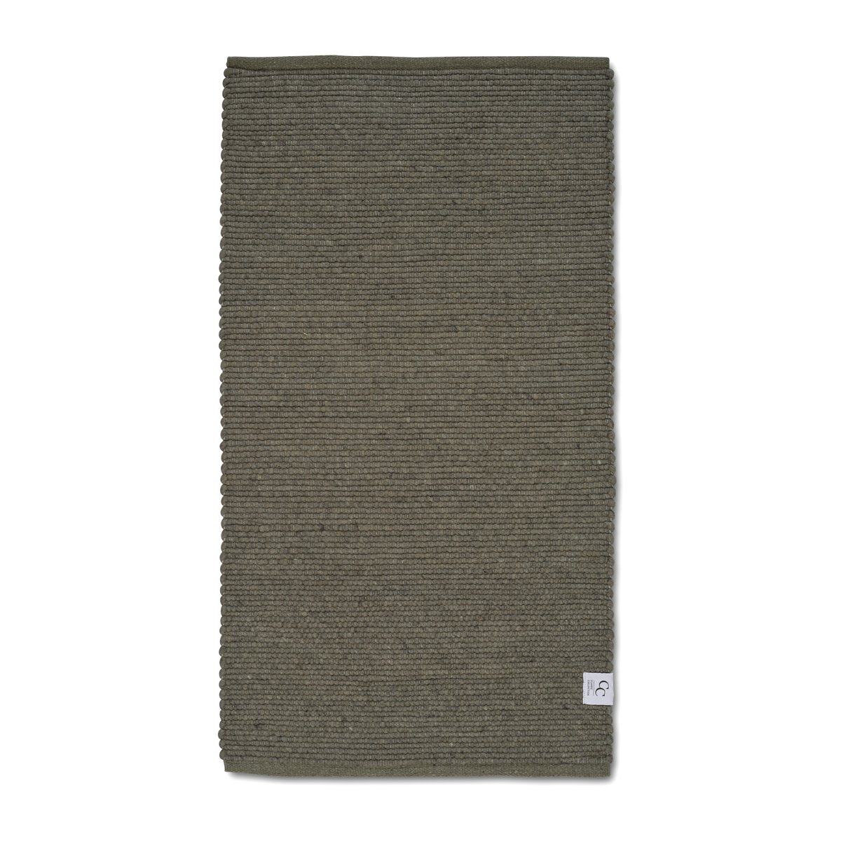 Classic Collection Merino løper Dark green, 80 x 150 cm