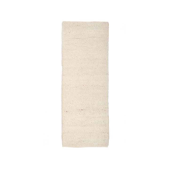 Merino løper - Hvit, 80 x 150 cm - Classic Collection