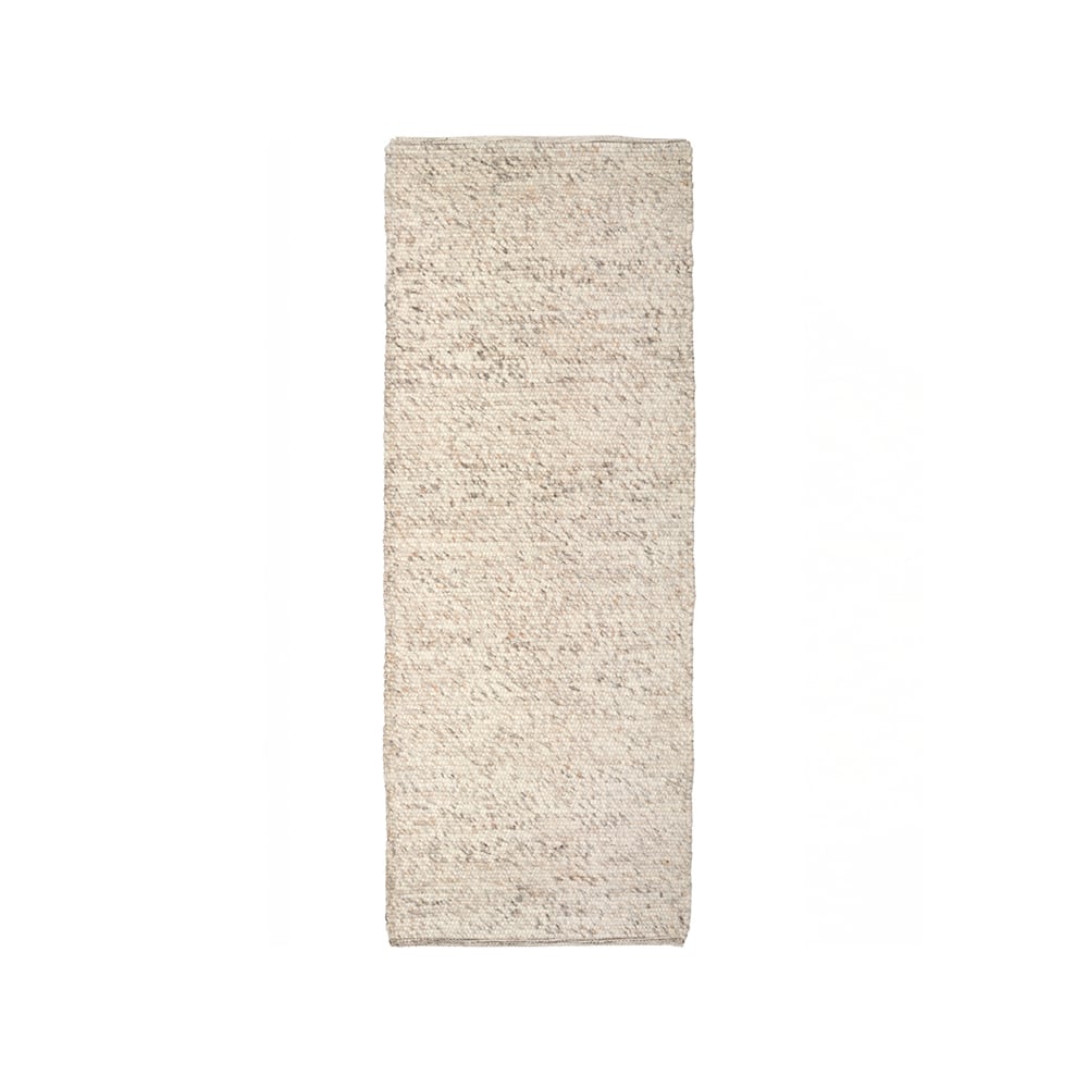 Classic Collection Merino løper Naturbeige, 80 x 150 cm